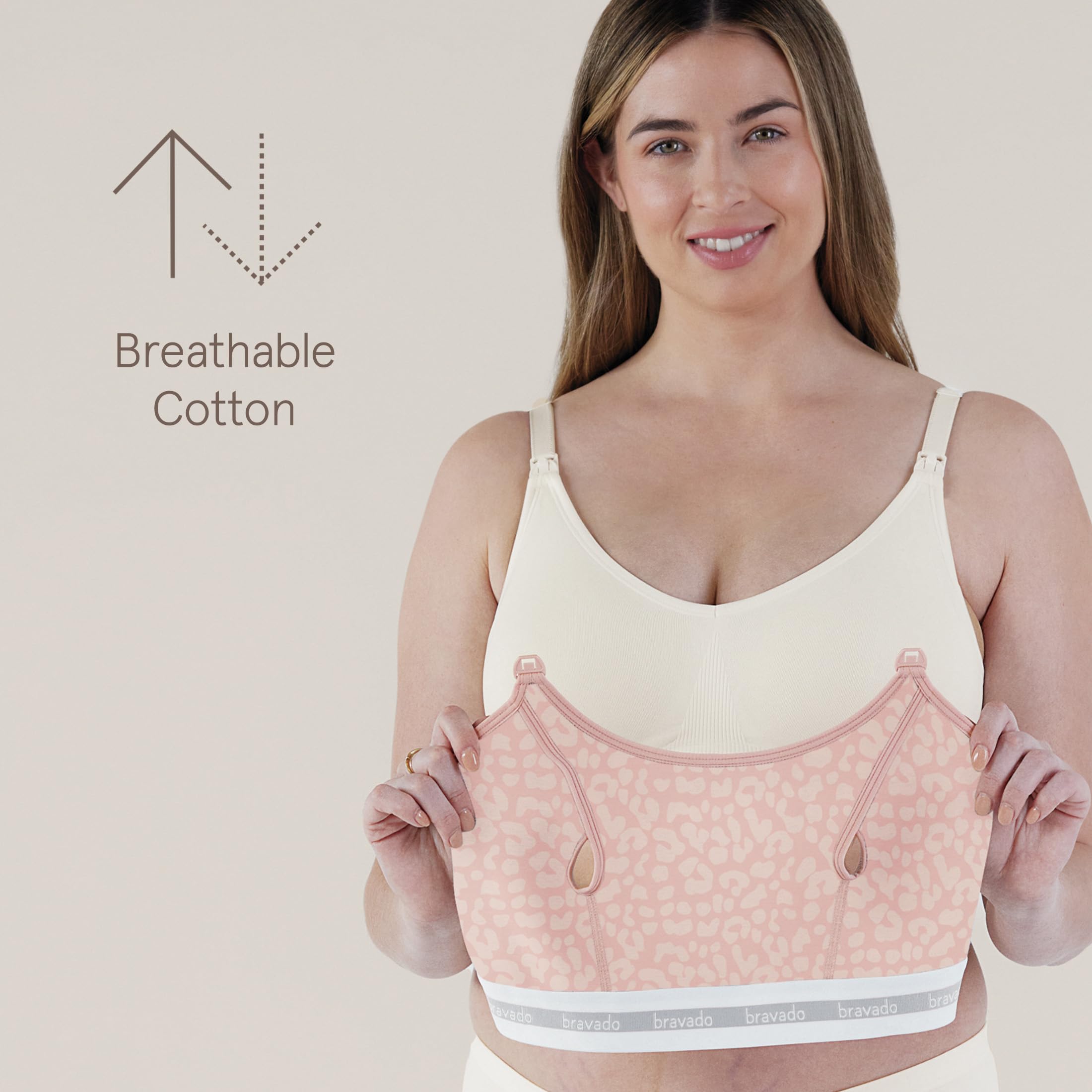 Bravado Women's Clip and Pump Maternity Bra, Opaque