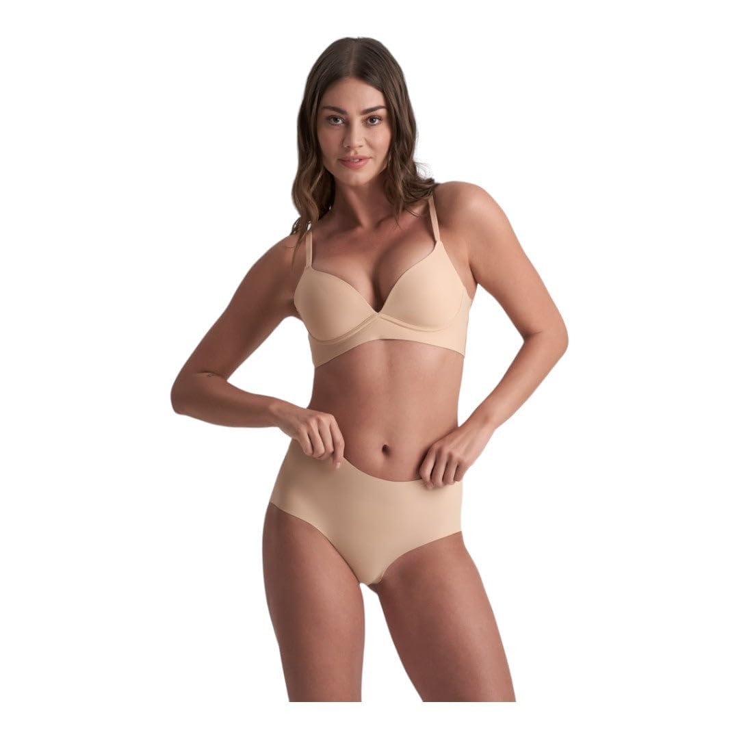 Bye Bra Invisible High Brief Panties, Seamless High Rise Underwear, Smooth and Comfortable Knickers with no-Stitching