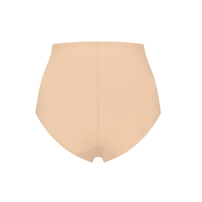 Bye Bra Sculpting Mid Waist Brief, Laser Cut Edges, Silicone Straps, Shapewear For Women, Mid Waist Shapewear, Sculpting Collection