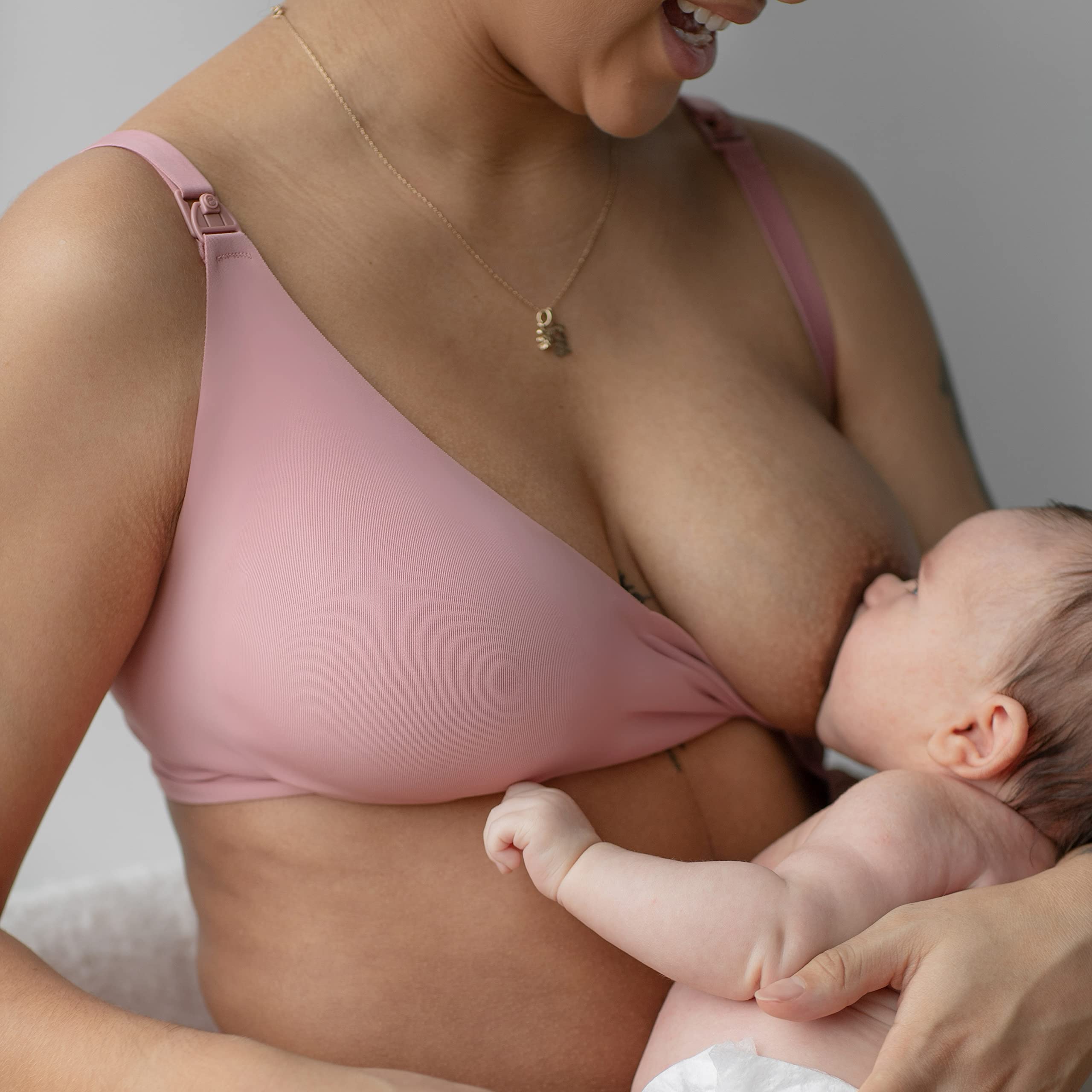 Bravado Designs Women's Enrich Seamless Nursing Bra Maternity Bra Wireless Clip Down for Breastfeeding S-XXL