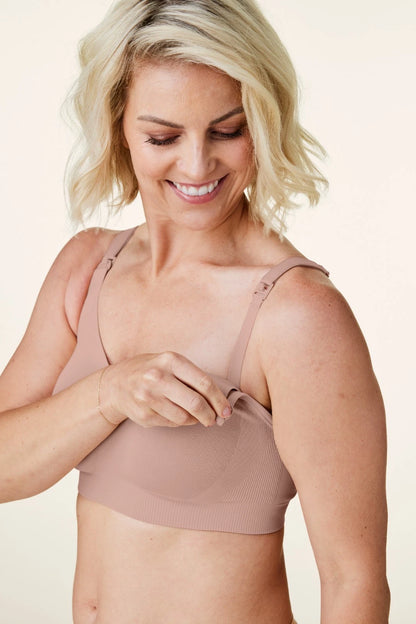 Bravado Body Silk Seamless Nursing Wire Free Maternity Bra (Cameo 1401)