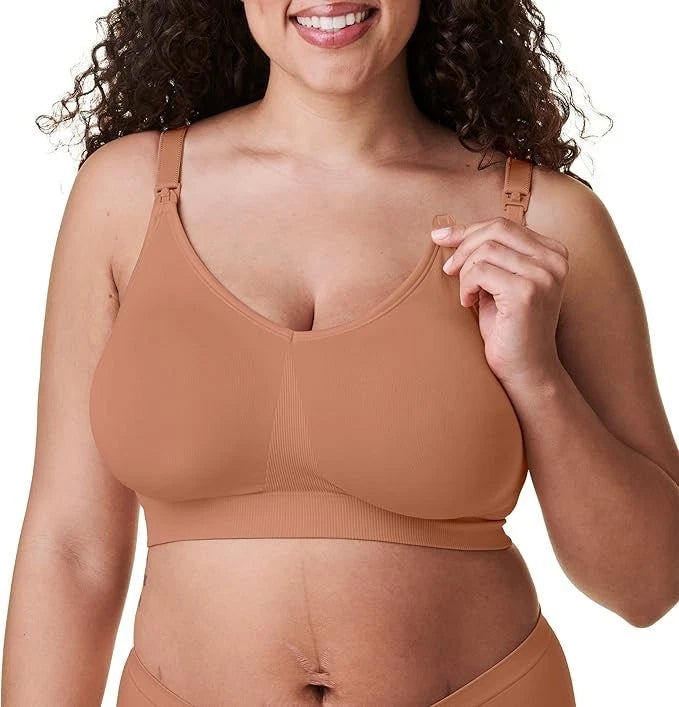 Bravado Body Silk Seamless Nursing Wire Free Maternity Bra (Cinnamon 1401)