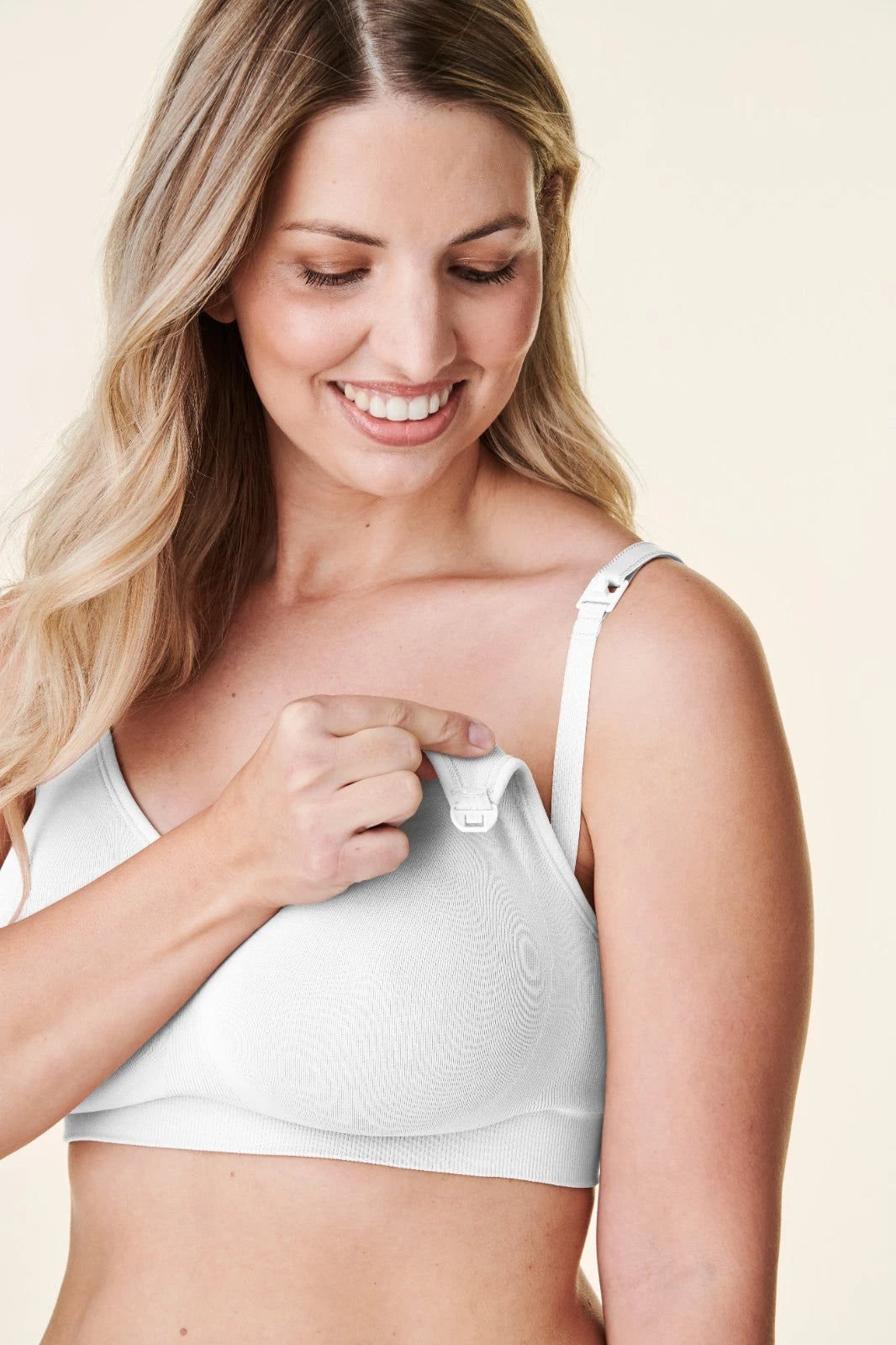 Bravado Body Silk Seamless Nursing Wire Free Maternity Bra (Lily White 1401)