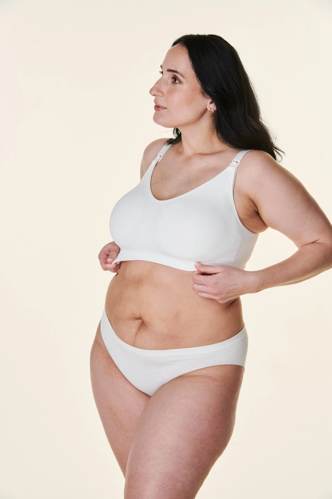 Bravado Body Silk Seamless Nursing Wire Free Maternity Bra (Lily White 1401)