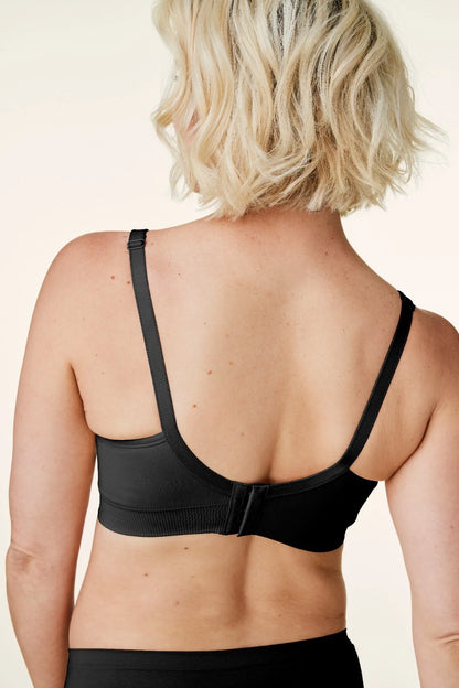 Bravado Body Silk Seamless Nursing Wire Free Maternity Bra (Black 1401)