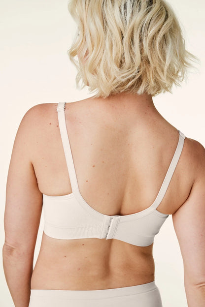 Bravado Body Silk Seamless Nursing Wire Free Maternity Bra (Antique White 1401)