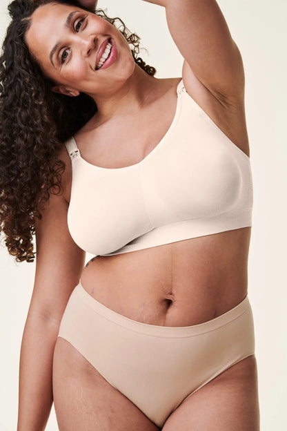 Bravado Body Silk Seamless Nursing Wire Free Maternity Bra (Pearl 1401)