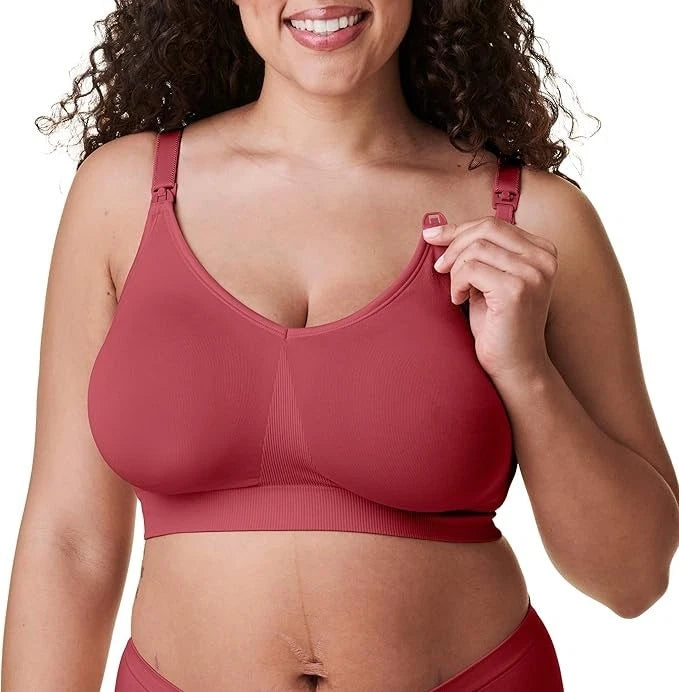 Bravado Body Silk Seamless Nursing Wire Free Maternity Bra (Lipstick 1401)