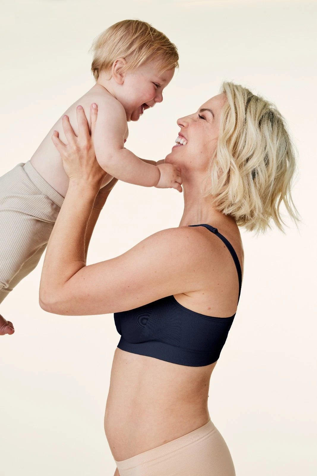 Bravado Body Silk Seamless Nursing Wire Free Maternity Bra (Navy 1401)