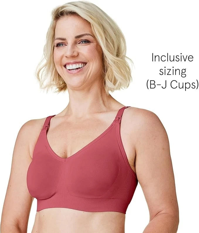 Bravado Body Silk Seamless Nursing Wire Free Maternity Bra (Lipstick 1401)