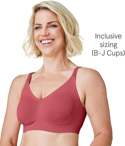 Bravado Body Silk Seamless Nursing Wire Free Maternity Bra (Lipstick 1401)